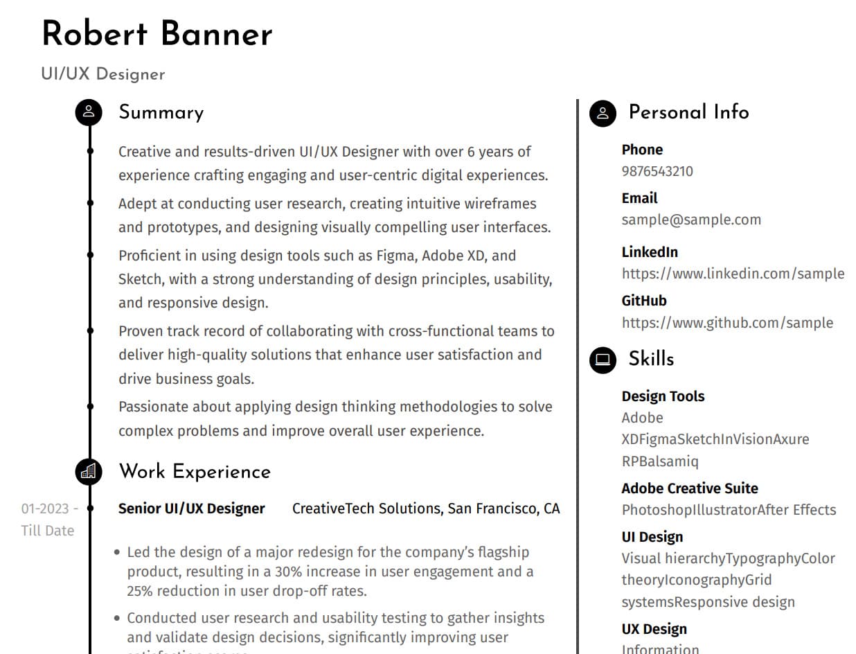 Resume Example
